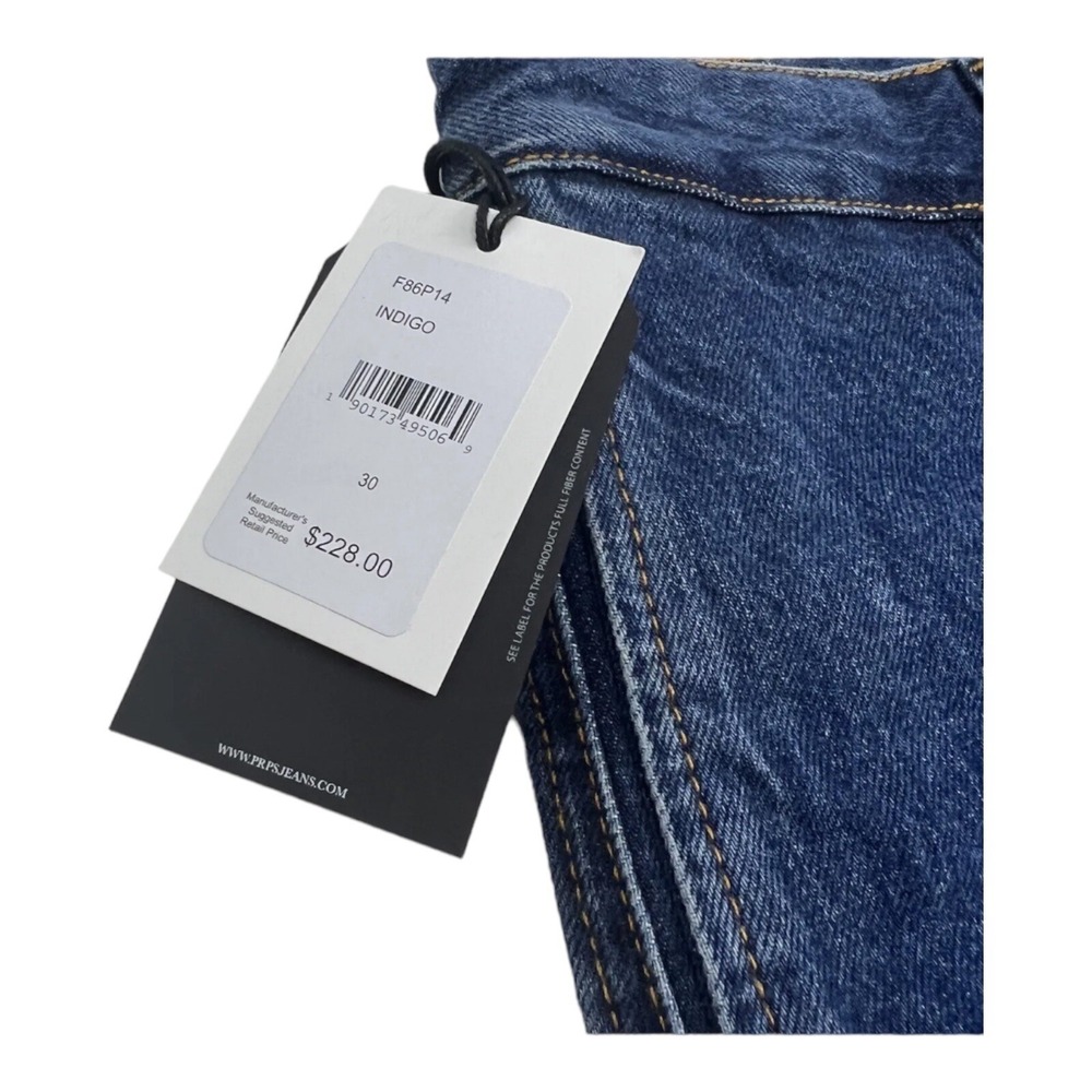 NWT PRPS Indigo Blue F86P14 Womens Wide Legs Jeans Size 30X31 - Picture 7 of 8